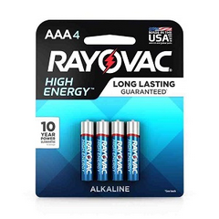 RAYOVAC PILA AAAX4