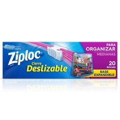 ZIPLOC BOLSA CIERRE MED20