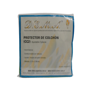 CUBRE COLCH DEMA PVC 2P