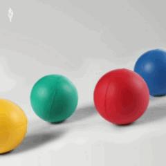 PELOTA GOMA MASAJ,EJER GR