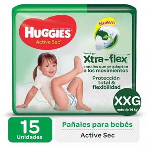HUGGIES PAN FLEX XXG X 15