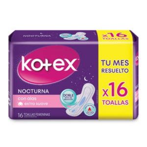 KOTEX TOA NOC ABS SEG`X16