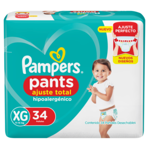 PAMPERS ROPA CARE XG X 34