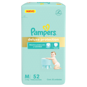 PAMPERS PAN DELUX M X 52