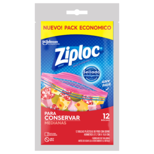 ZIPLOC BOLSA CIERRE MED12